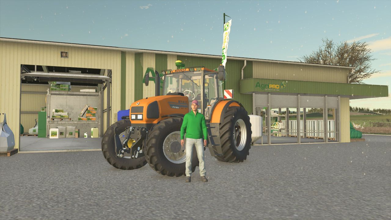 Трактор Renault Ares 700/800 для Farming Simulator 25