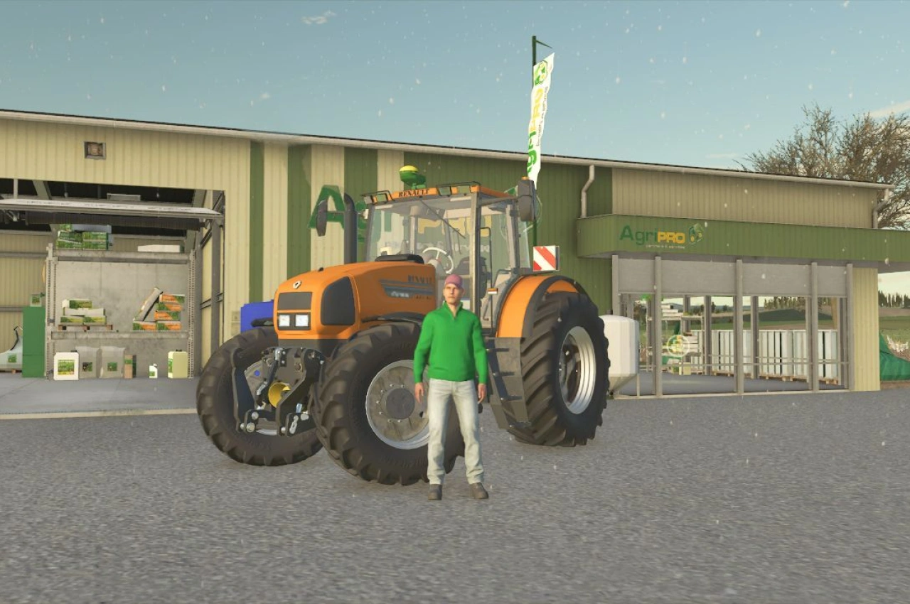 Трактор Renault Ares 700/800 для Farming Simulator 25