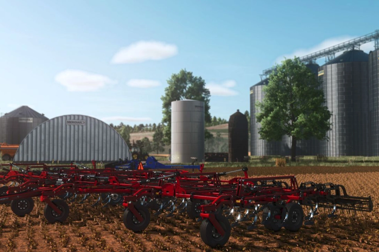 Культиватор Case IH Tiger-Mate 255 для Farming Simulator 25