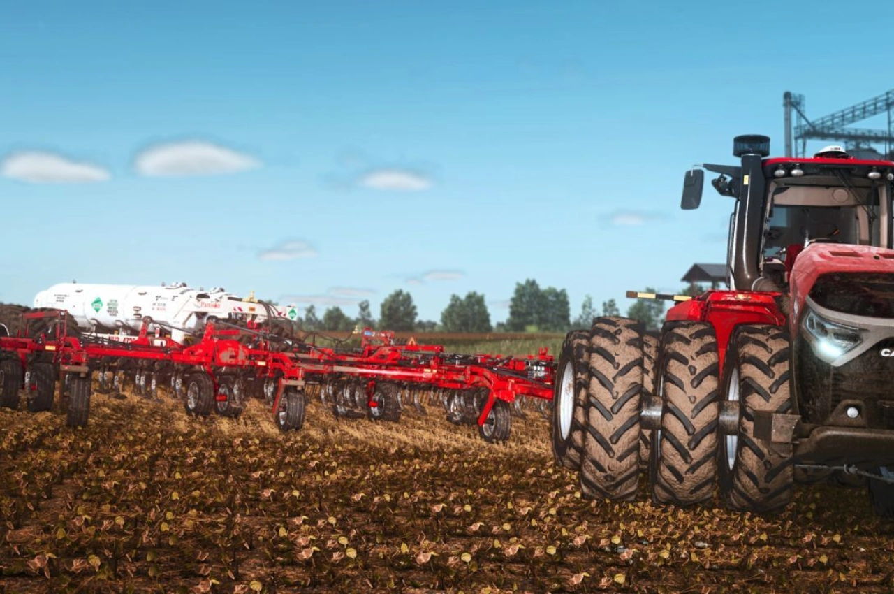 Культиватор Case IH Tiger-Mate 255 для Farming Simulator 25