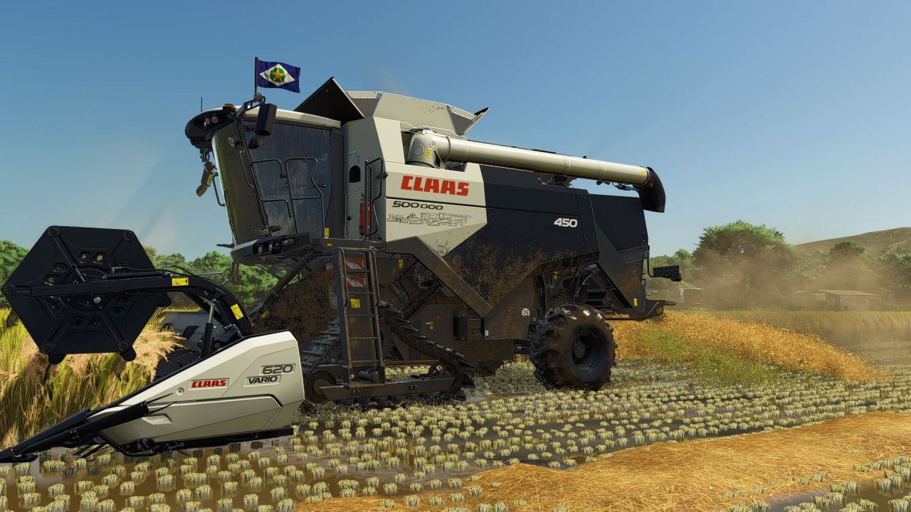 Комбайн Claas Evion 410-450 для Farming Simulator 25