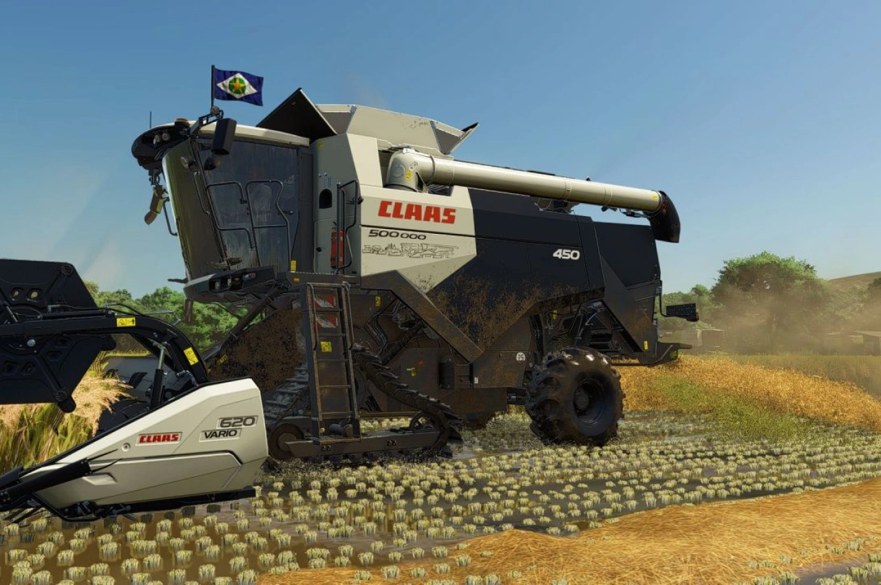 Комбайн Claas Evion 410-450 для Farming Simulator 25