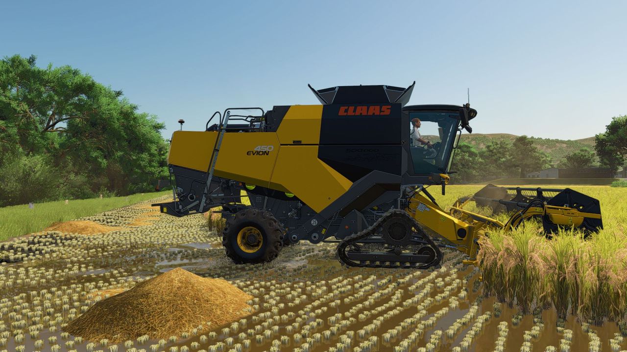Комбайн Claas Evion 410-450 для Farming Simulator 25