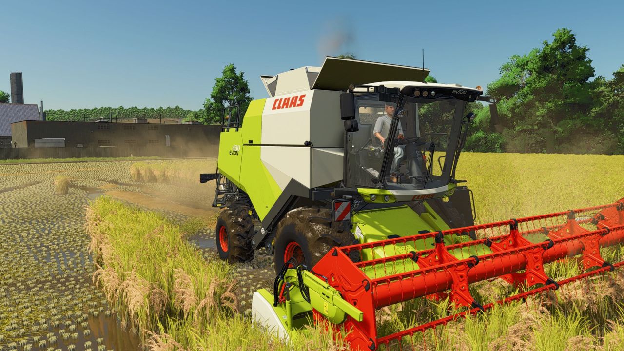Комбайн Claas Evion 410-450 для Farming Simulator 25