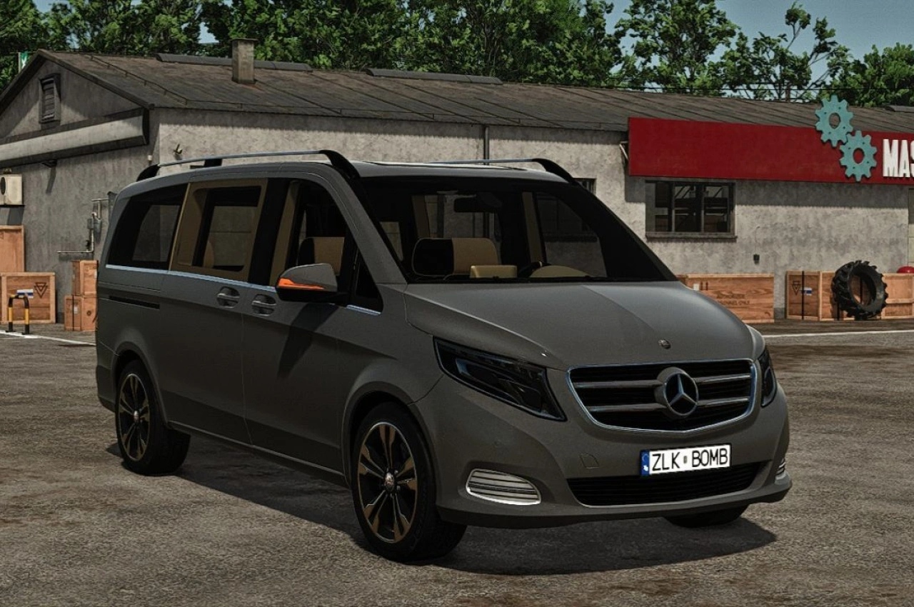 Автомобіль Mercedes Benz Viano для Farming Simulator 25