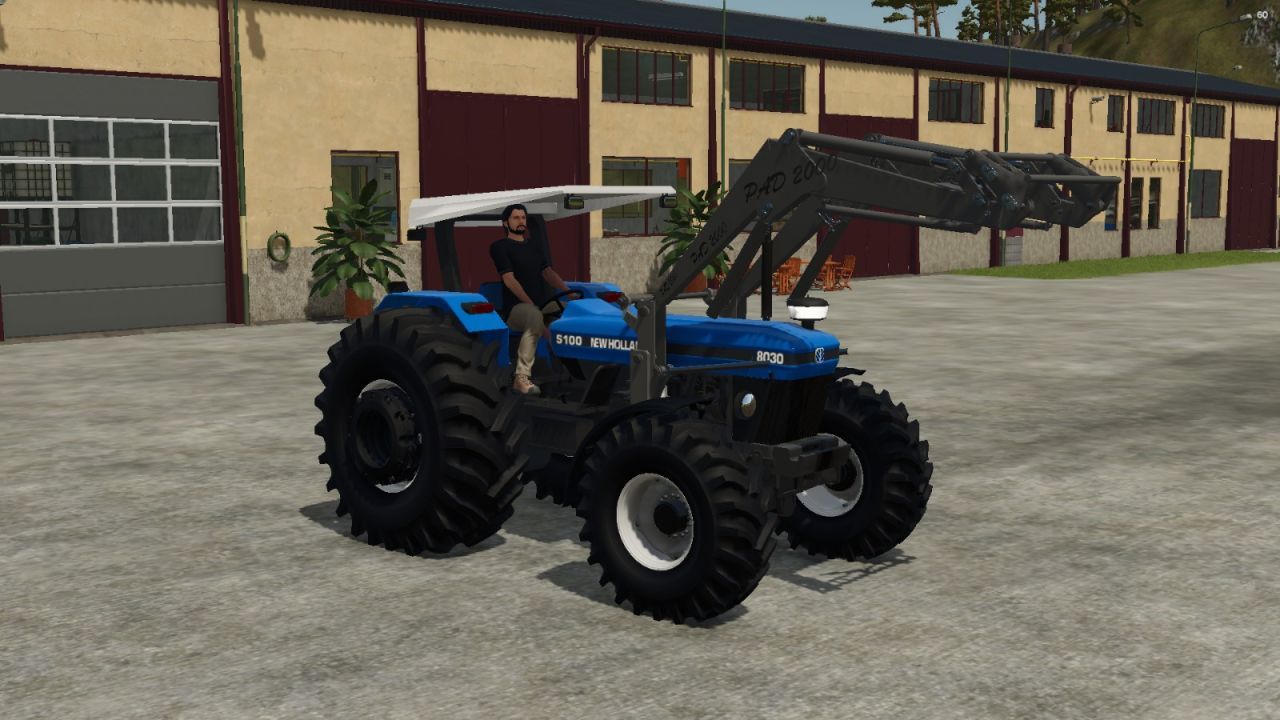 Трактор New Holland 8030 для Farming Simulator 25