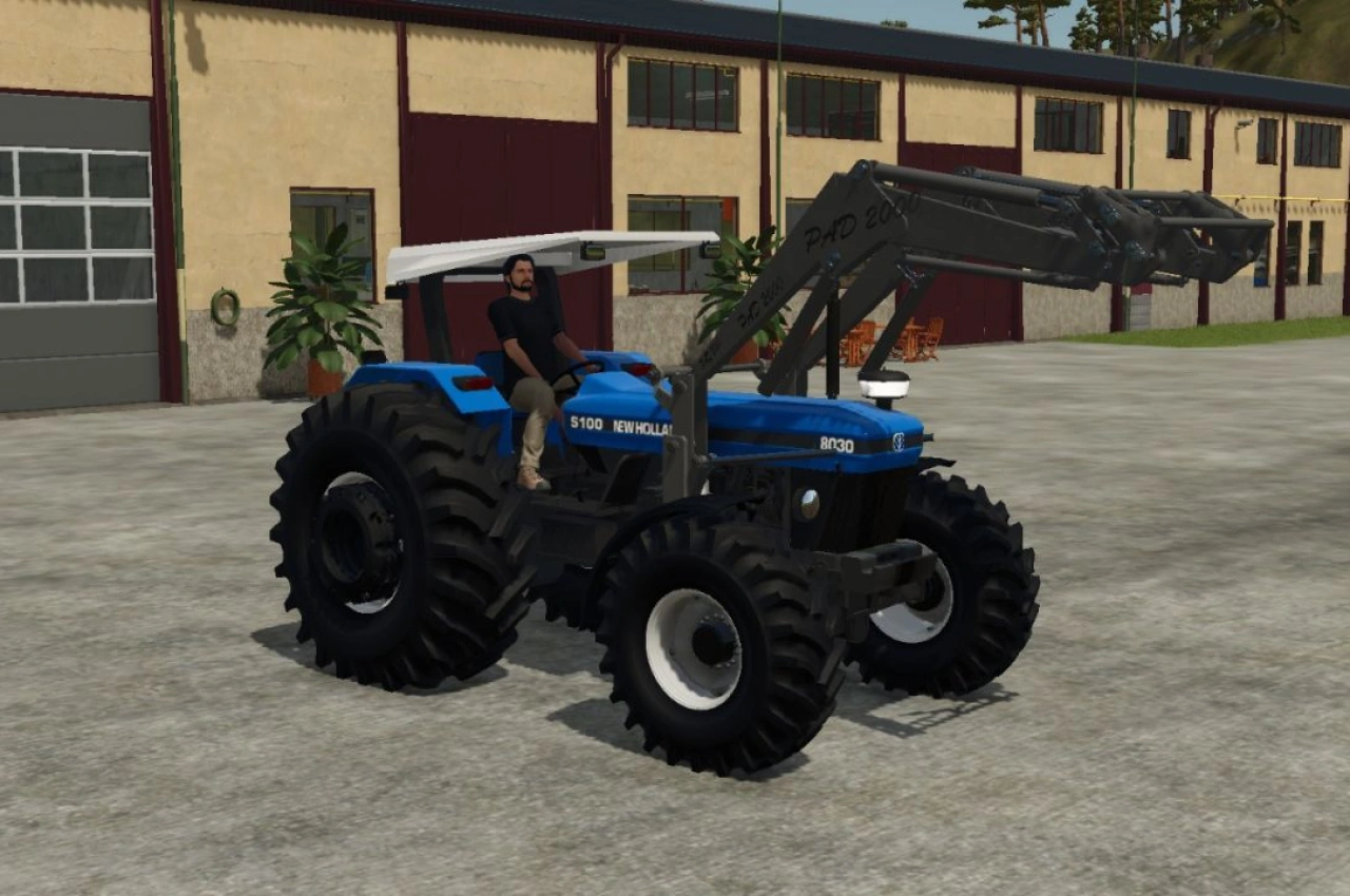 Трактор New Holland 8030 для Farming Simulator 25