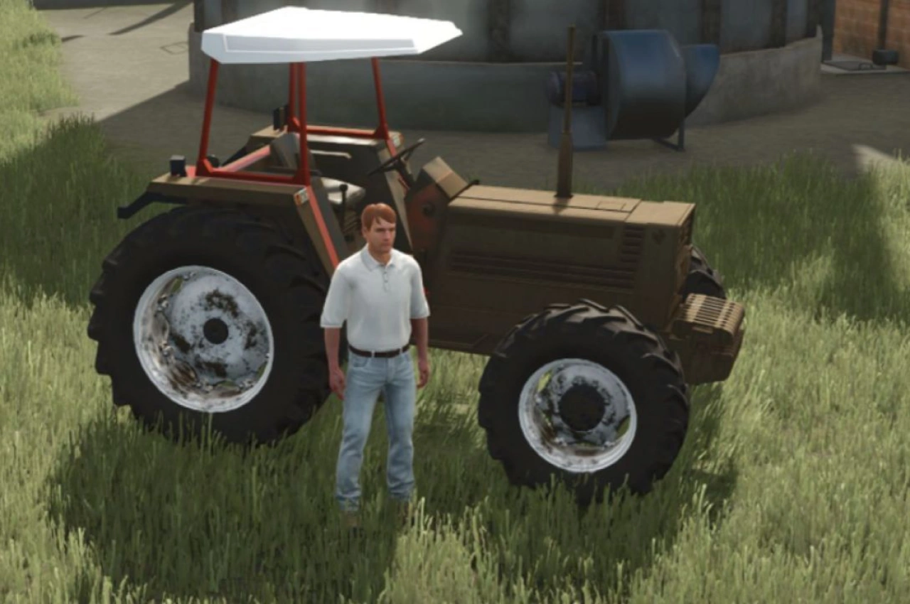 Трактор Fiatagri 70-90/80-90 No Cab Series для Farming Simulator 25