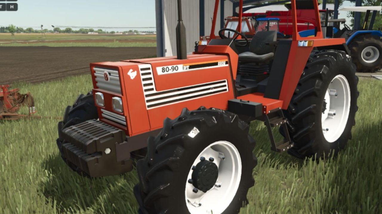 Трактор Fiatagri 70-90/80-90 No Cab Series для Farming Simulator 25