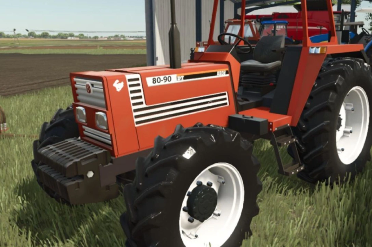 Трактор Fiatagri 70-90/80-90 No Cab Series для Farming Simulator 25