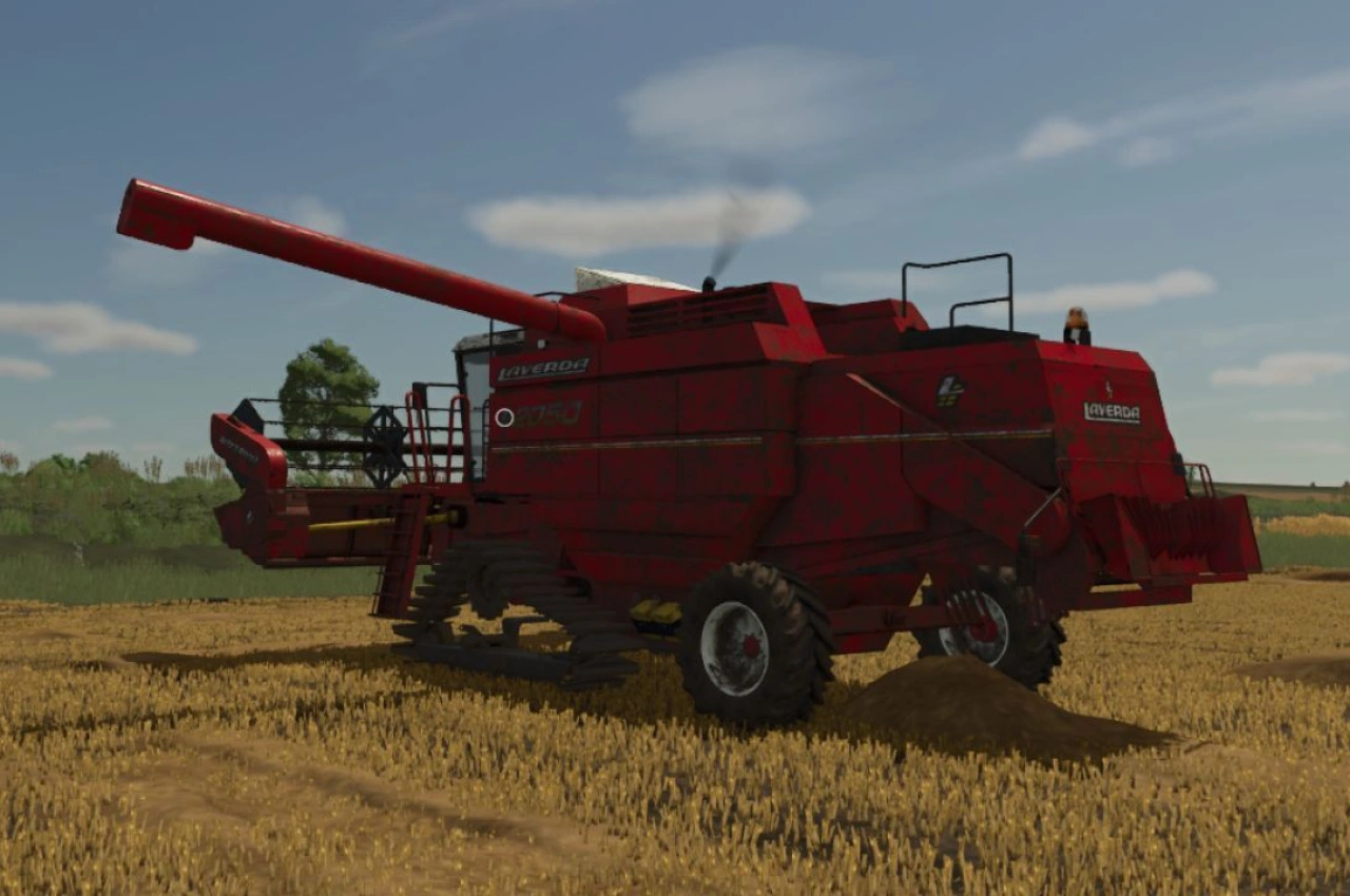 Комбайн Fiat / NH / Laverda (на гусеничному ходу) для Farming Simulator 25