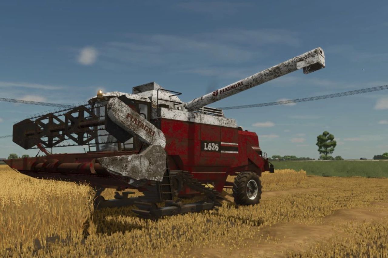 Комбайн Fiat / NH / Laverda (на гусеничному ходу) для Farming Simulator 25