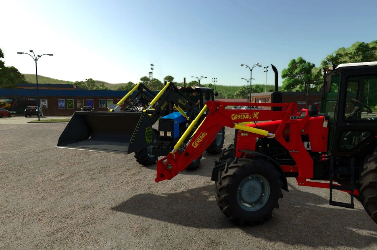 Пакет українських навантажувачів General для Farming Simulator 25