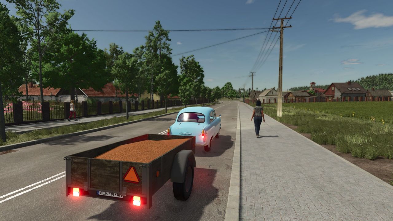 Причіп Old Car для Farming Simulator 25