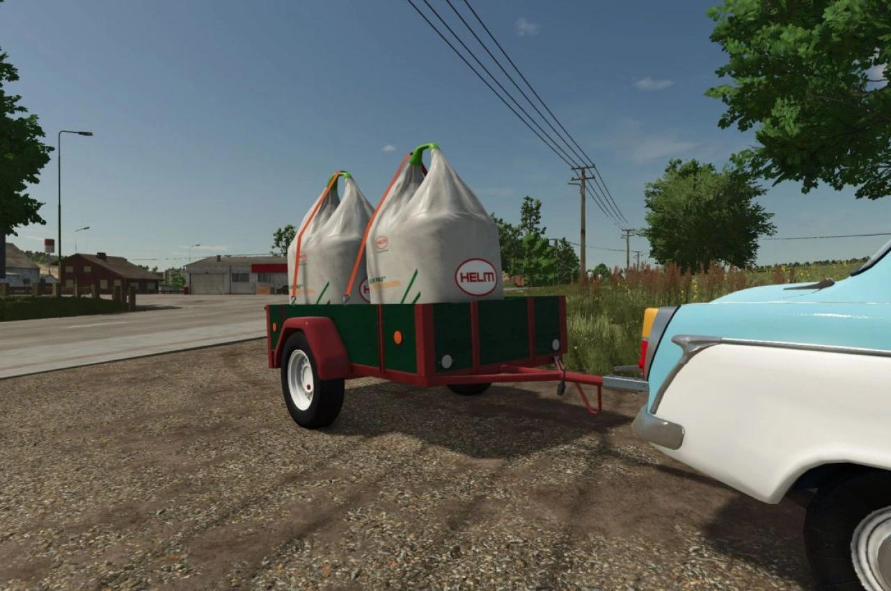 Причіп Old Car для Farming Simulator 25