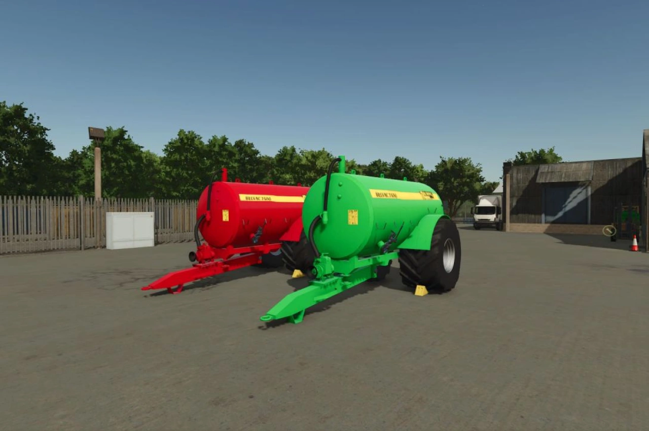 Вакуумний розкидач гною Belmac Belvac 2500 для Farming Simulator 25