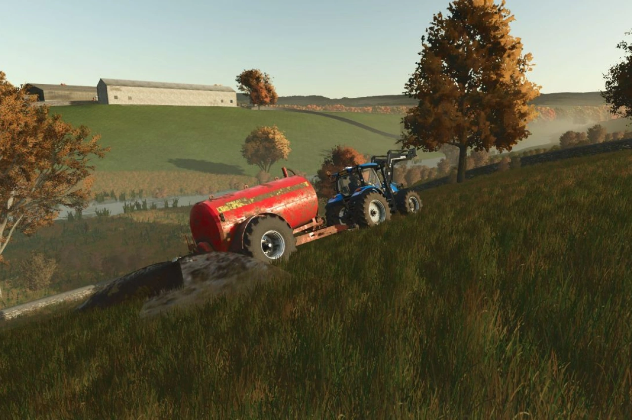 Вакуумний розкидач гною Belmac Belvac 2500 для Farming Simulator 25