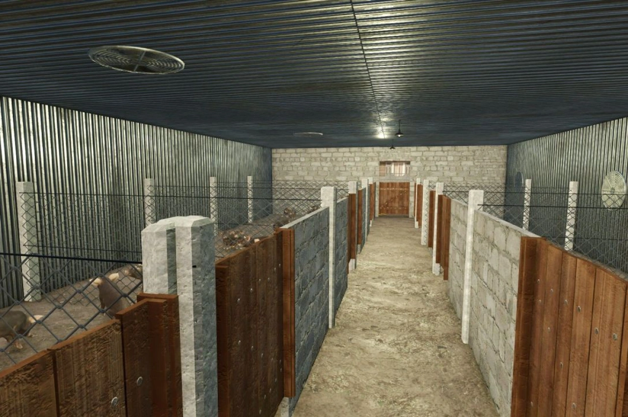 Свинарник для Farming Simulator 25