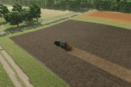 Реалістична USA Карта East Vineland, NJ (USA) для Farming Simulator 25 — 120 Полів і Виробництва