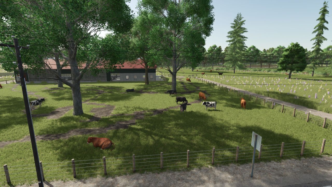Realistische USA Karte East Vineland, NJ (USA) für Farming Simulator 25 — 120 Felder und Produktionen