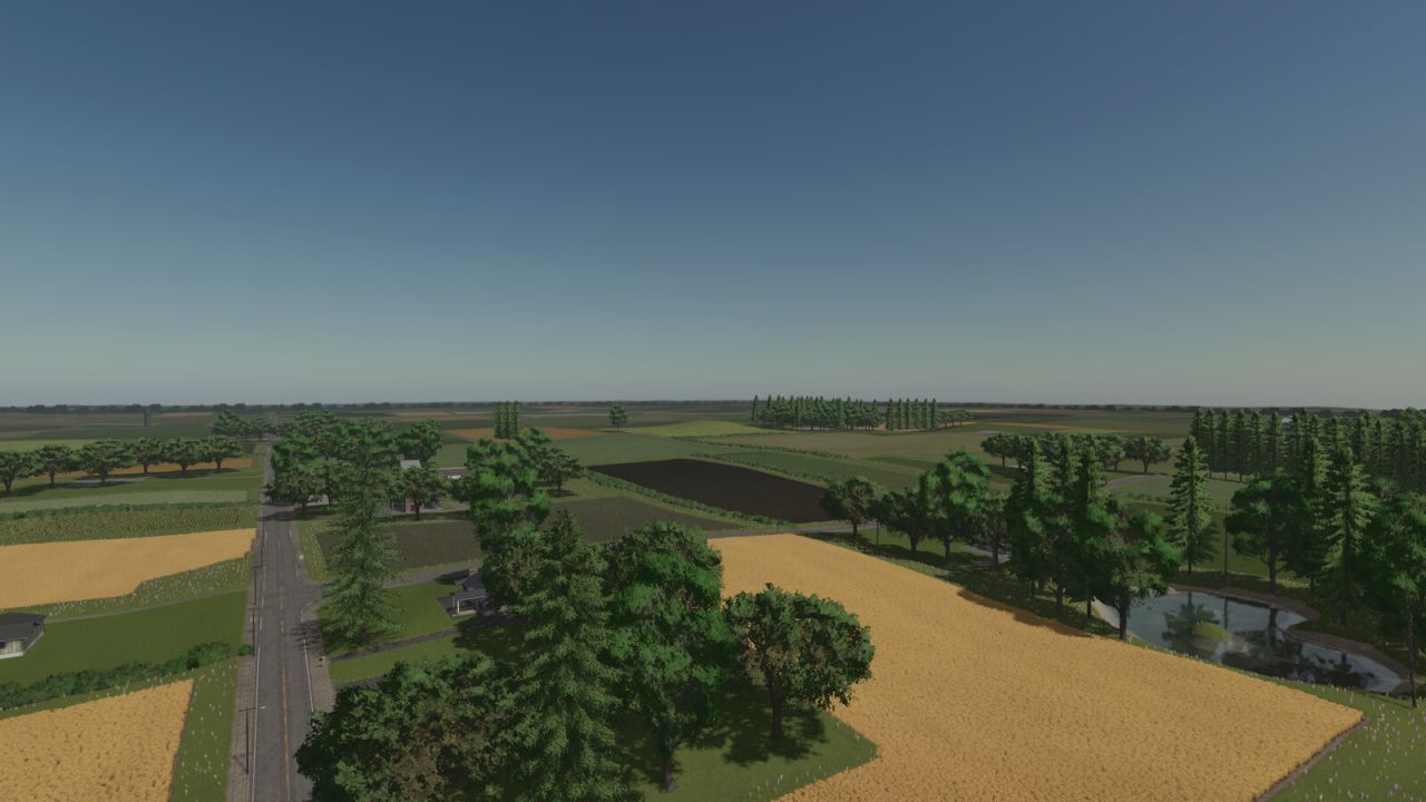 Realistische USA Karte East Vineland, NJ (USA) für Farming Simulator 25 — 120 Felder und Produktionen