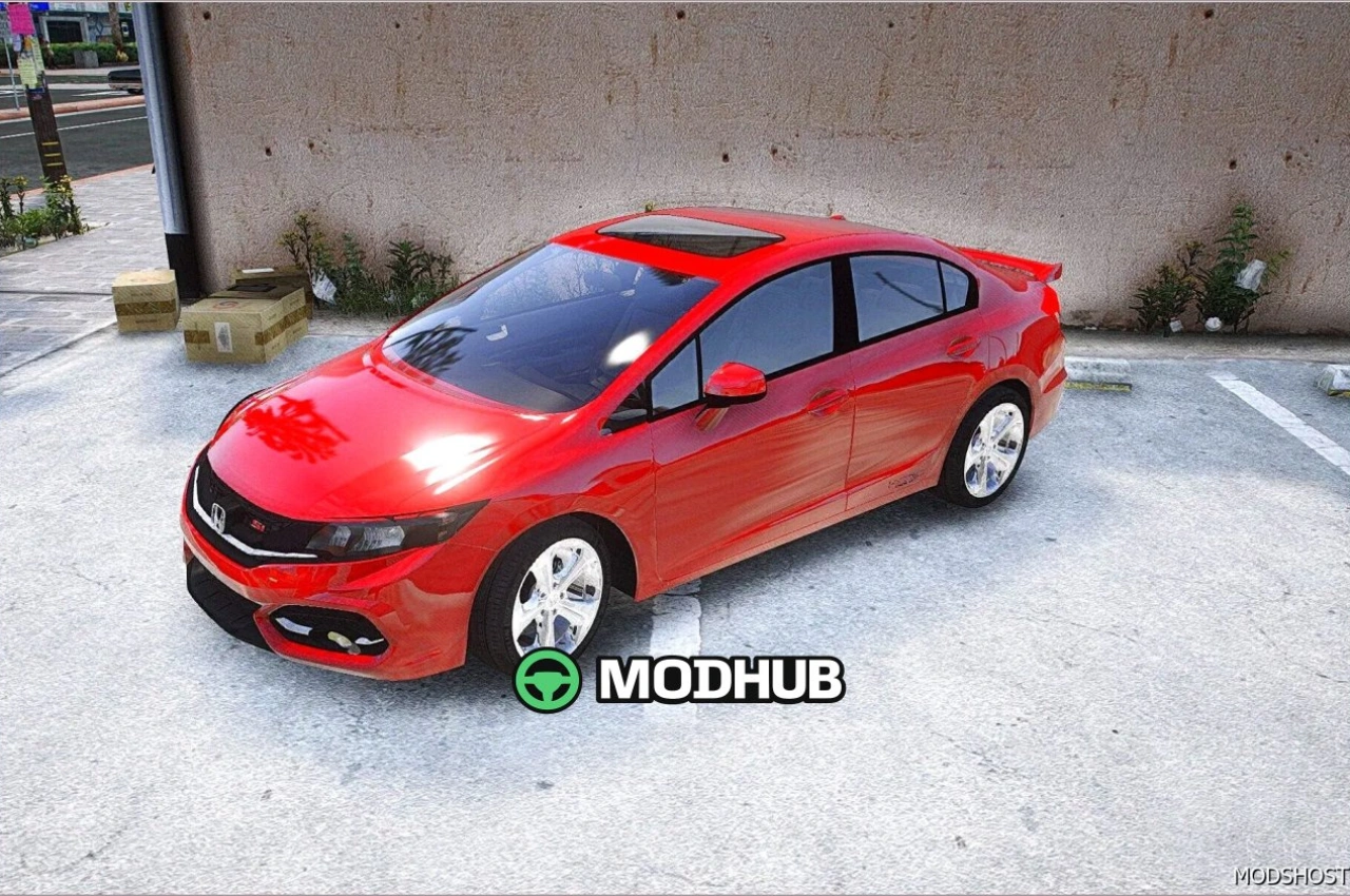 Автомобіль Honda Civic SI Sedan 2017 для GTA 5