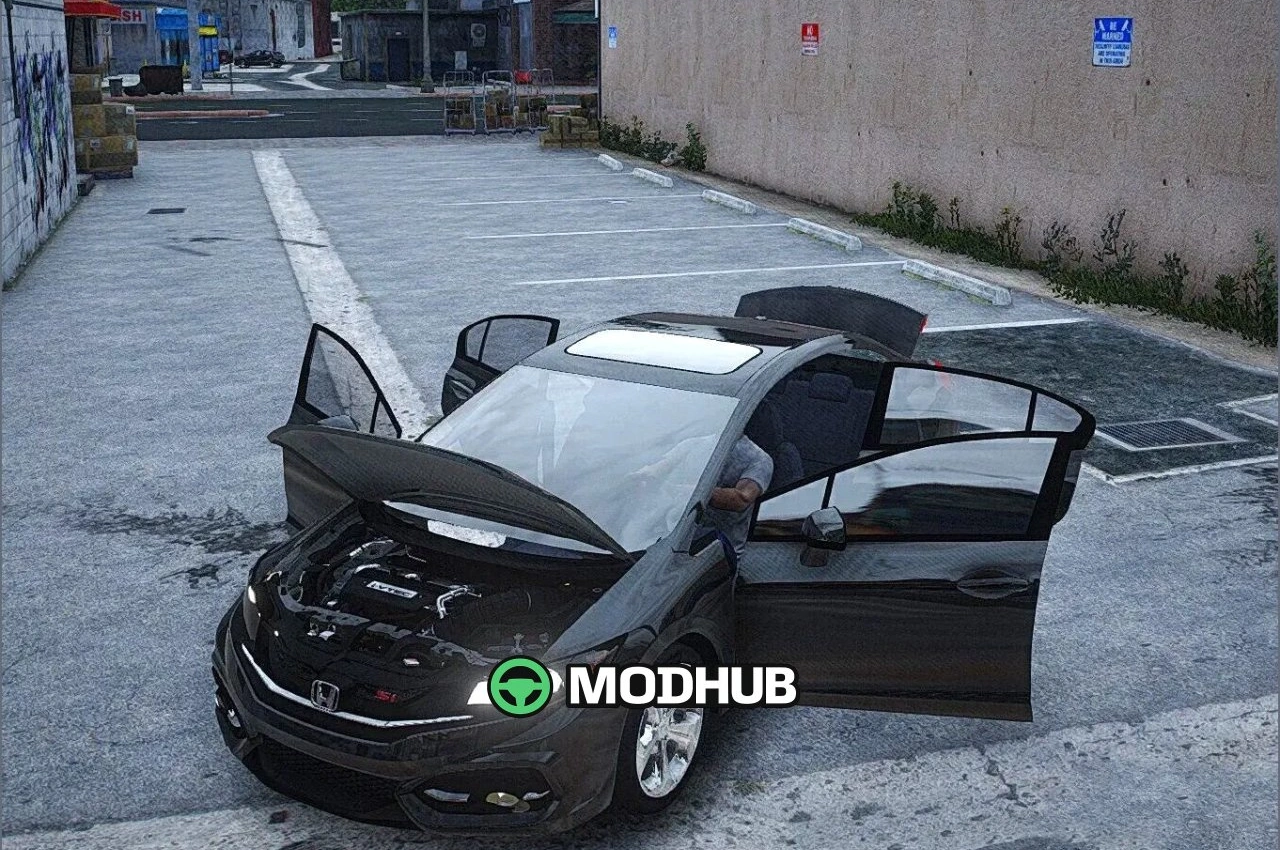 Автомобіль Honda Civic SI Sedan 2017 для GTA 5