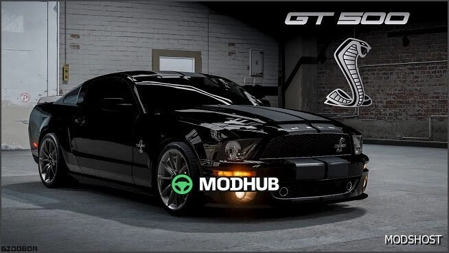Автомобіль Ford Mustang 500 GT Shelby для BeamNG.drive