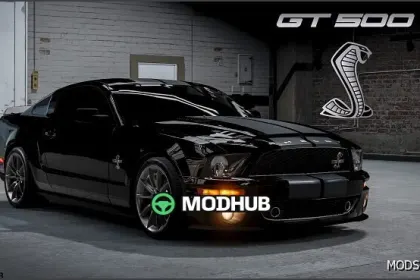 Samochód Ford Mustang 500 GT Shelby do BeamNG.drive