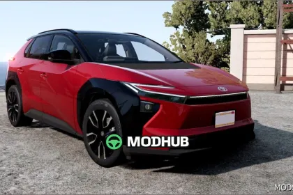 Samochód Toyota Bz4x/Lexus Rz/Subaru Solterra do BeamNG.drive