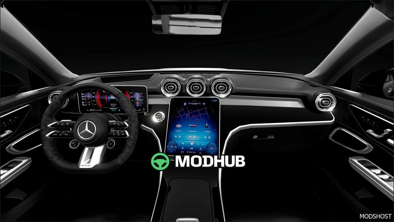 Автомобіль Mercedes Benz GLC 63 Coupe 2024 V2.0 для BeamNG.drive