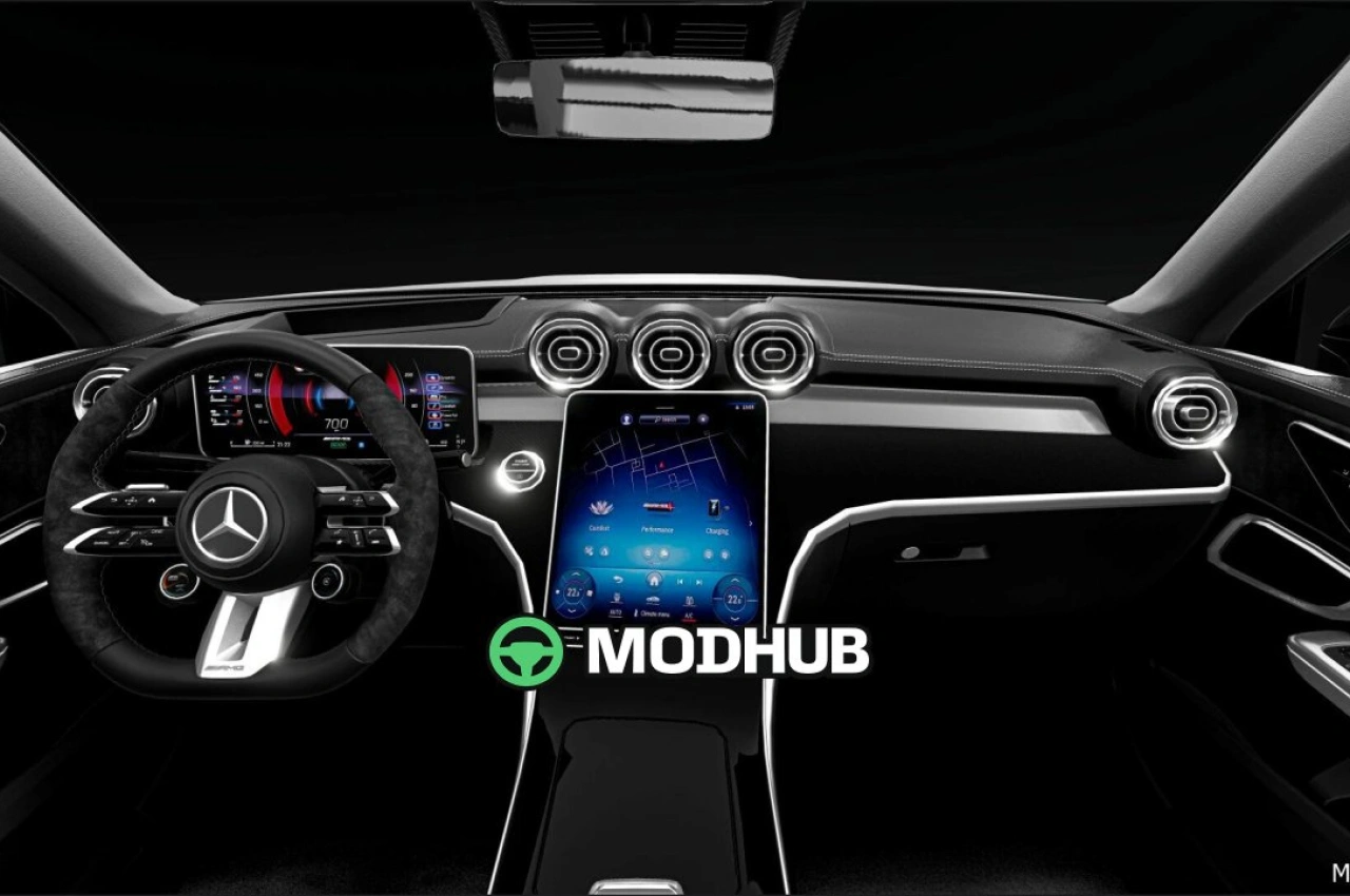 Автомобіль Mercedes Benz GLC 63 Coupe 2024 V2.0 для BeamNG.drive