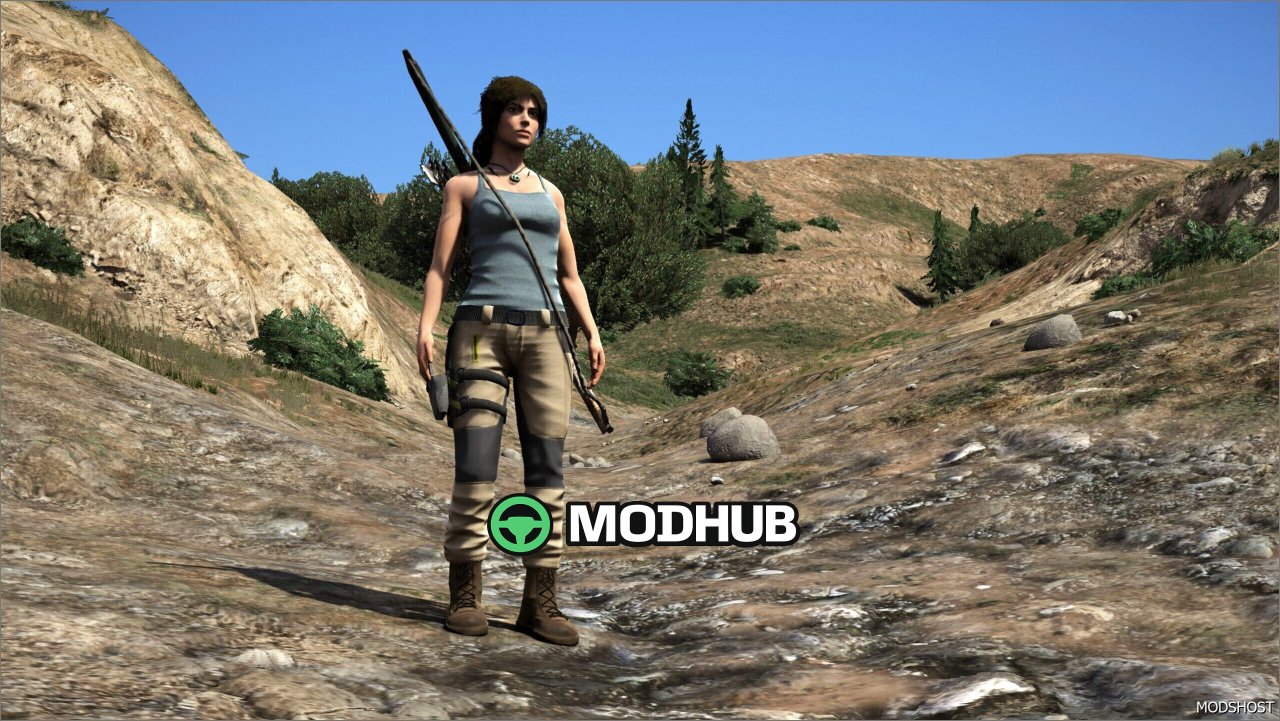 Мод персонажа Лара Крофт V2 для GTA 5