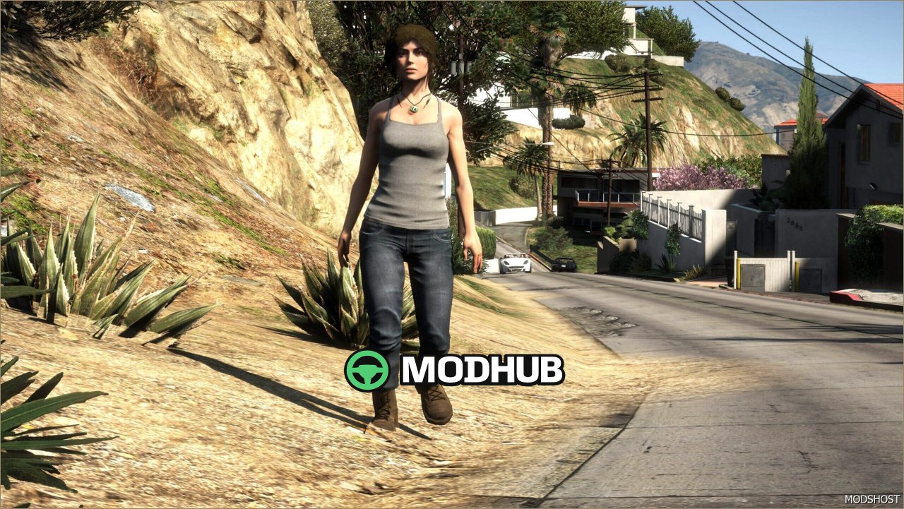 Мод персонажа Лара Крофт V2 для GTA 5