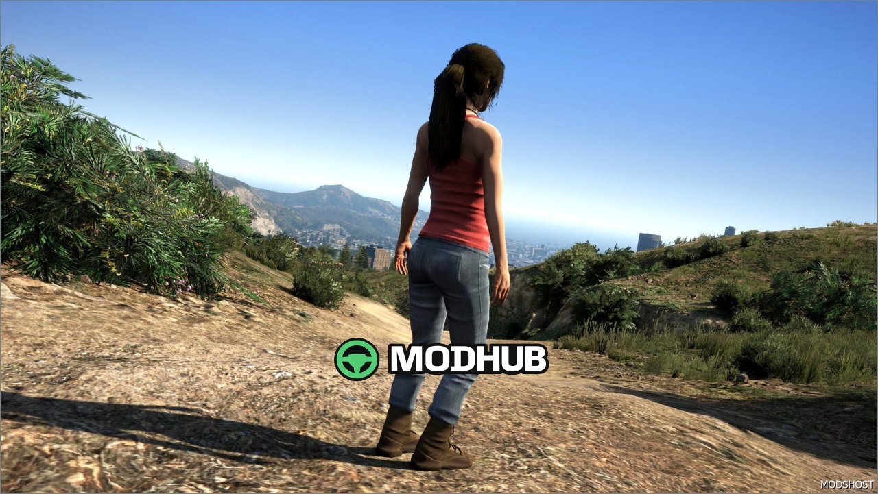 Мод персонажа Лара Крофт V2 для GTA 5
