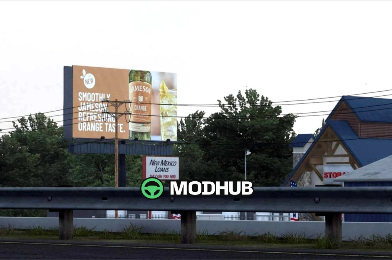 Білборди реального світу V2026.03.29 для American Truck Simulator