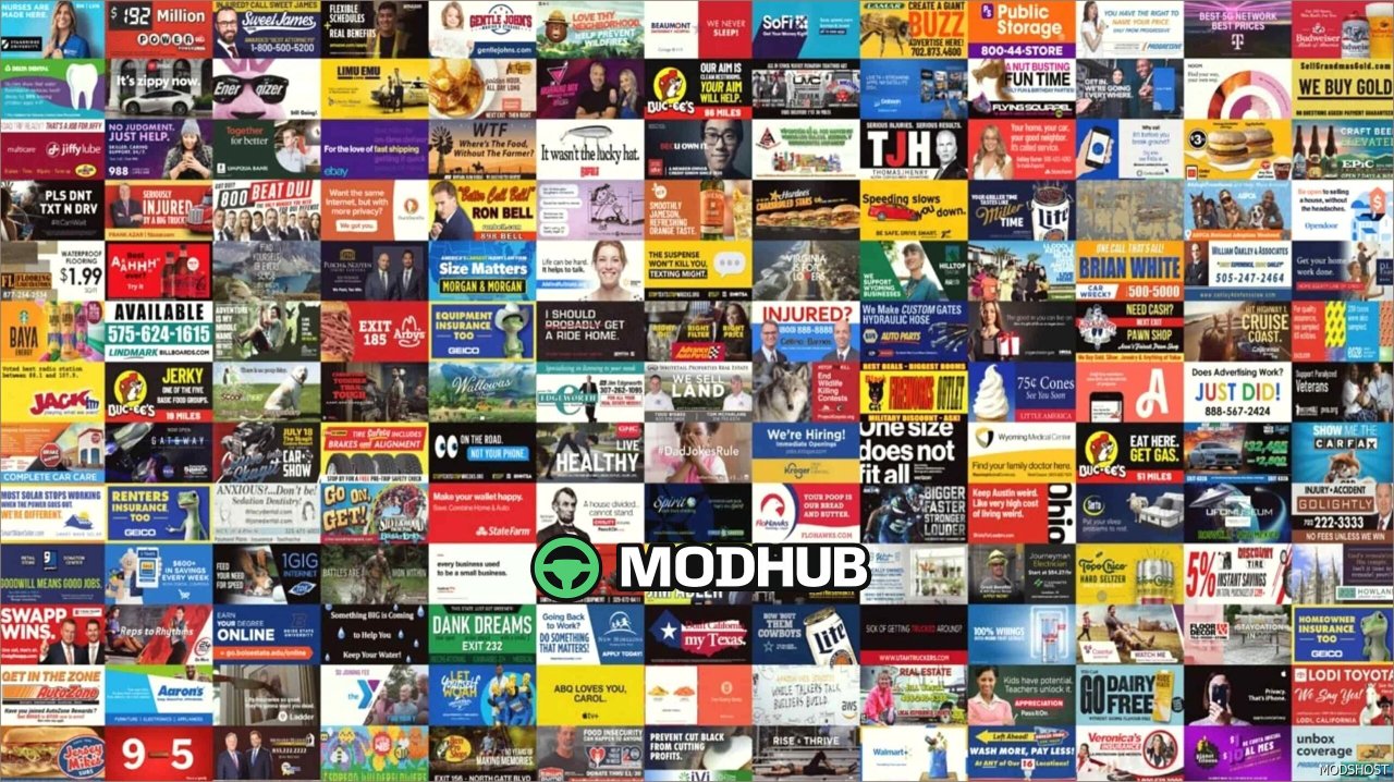 Real World Billboards V2026.03.29 for American Truck Simulator