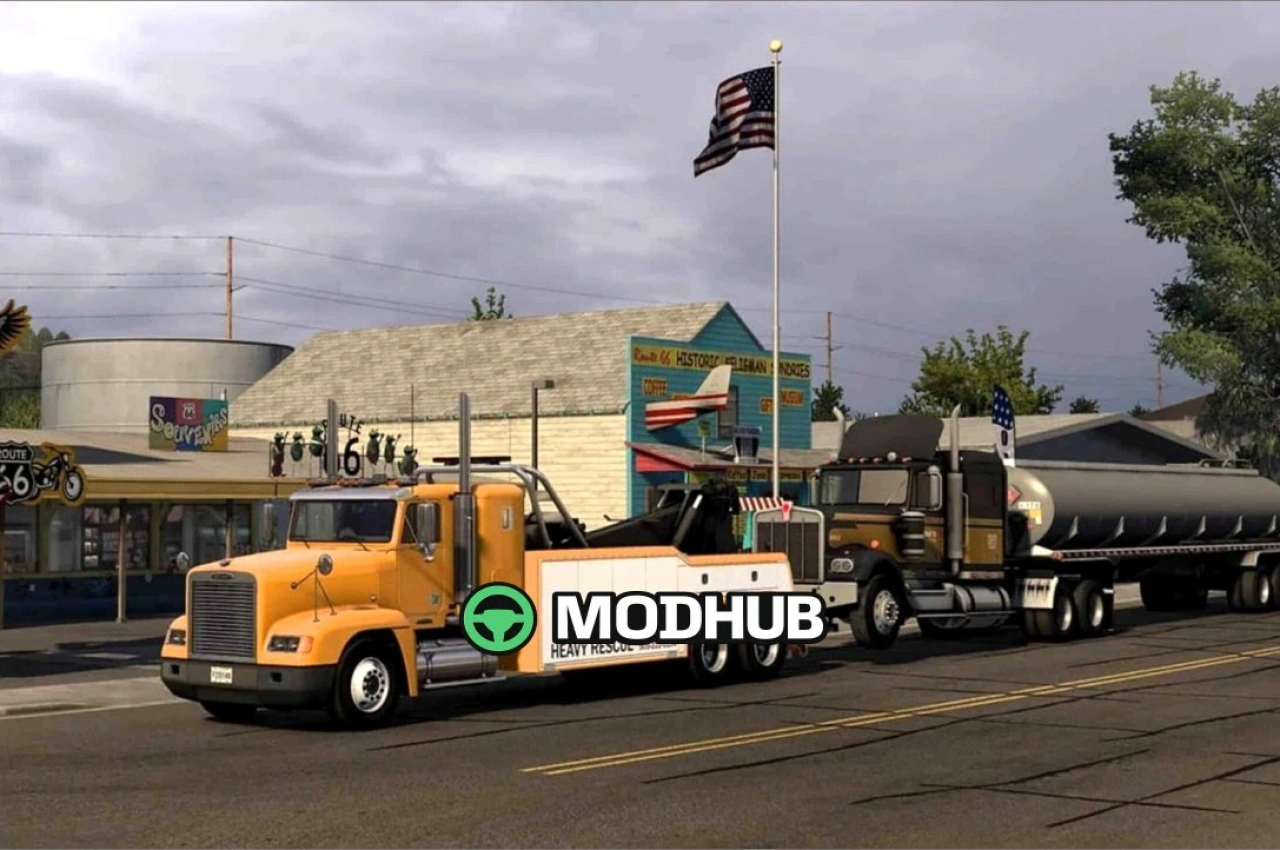 Евакуатор DLC Addon V2.1 для American Truck Simulator