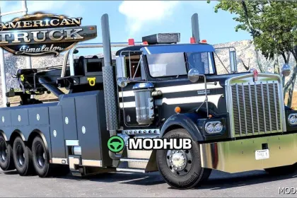 Ciężarówka Kenworth W900A Custom Mega do American Truck Simulator