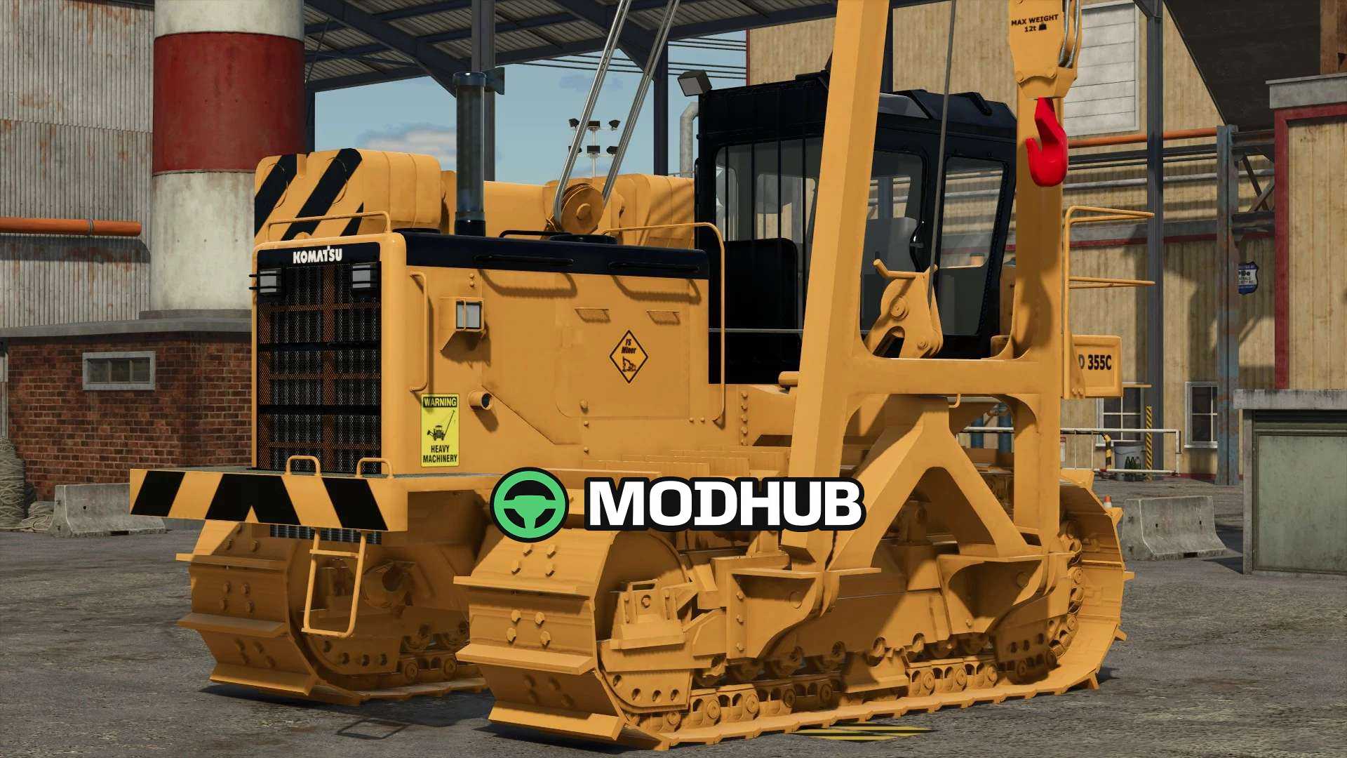 Mod für Bulldozer Komatsu D355C für Farming Simulator 25 - Screenshots