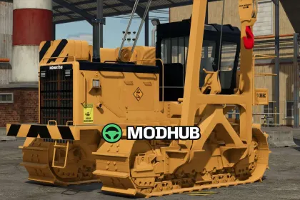 Мод на Бульдозери Komatsu D355C для Фермер Симулятор 25 — 3