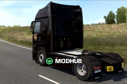UPS Iveco S WAY 30 03 2026 1.50-1.58 ETS2 Skin Mod for Euro Truck Simulator 2