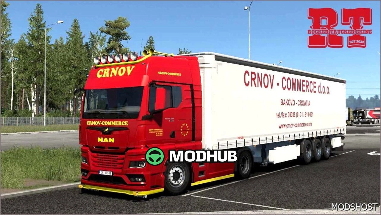 Пакет шкіри Crnov Commerce D.O.O. для Euro Truck Simulator 2