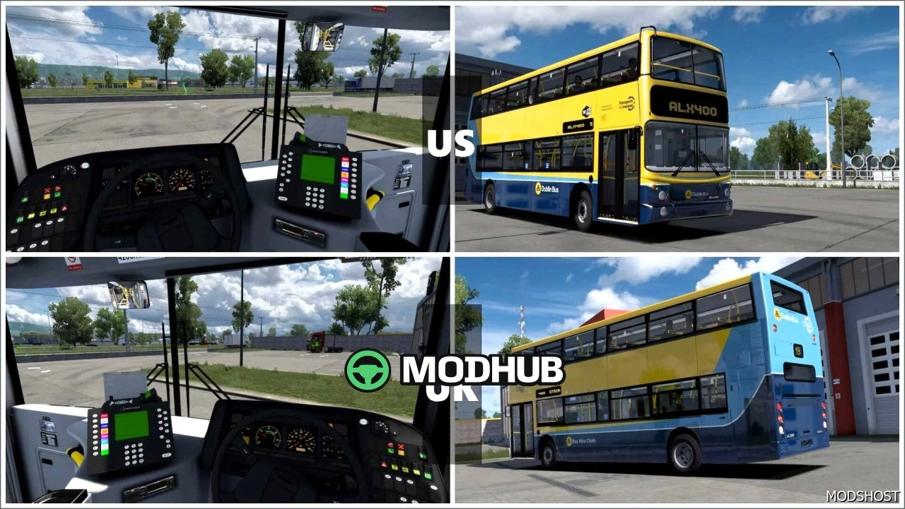 Автобус ALX400 DD 1.49-1.58 для Euro Truck Simulator 2