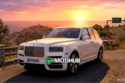 Car Rolls Royce Cullinan 2021 for Euro Truck Simulator 2