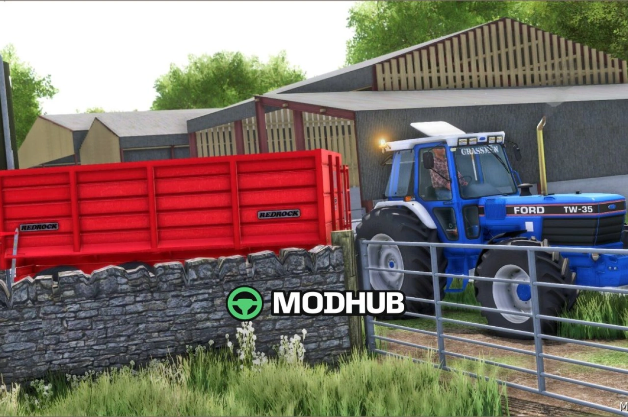 Трактор Ford TW35 Grassmen для Farming Simulator 25