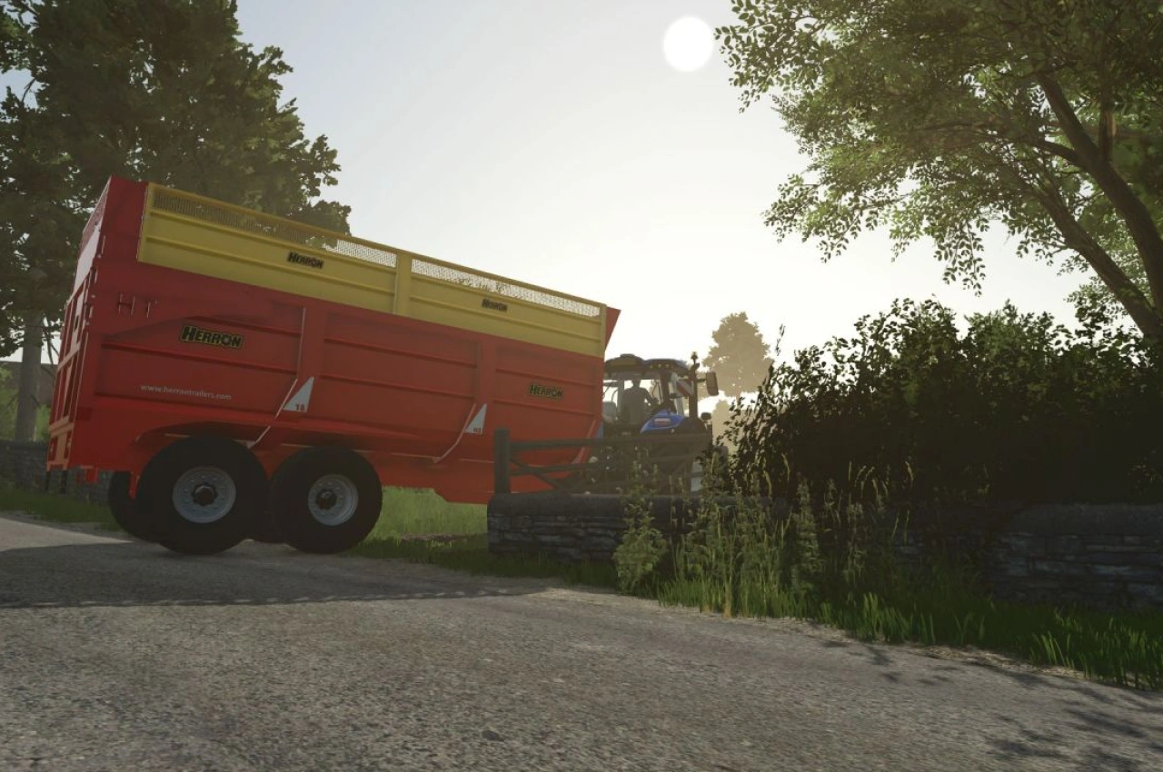 Причіп Herron H2 18T для Farming Simulator 25