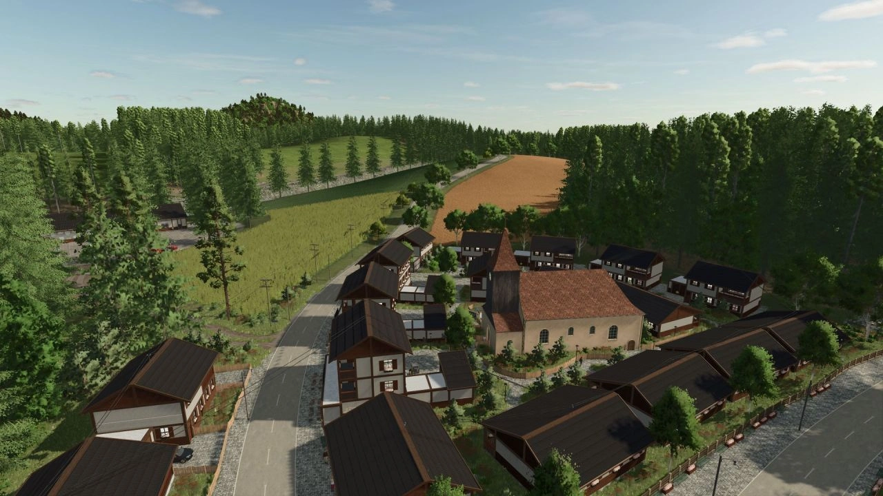 Карта Eichenbach для Farming Simulator 25