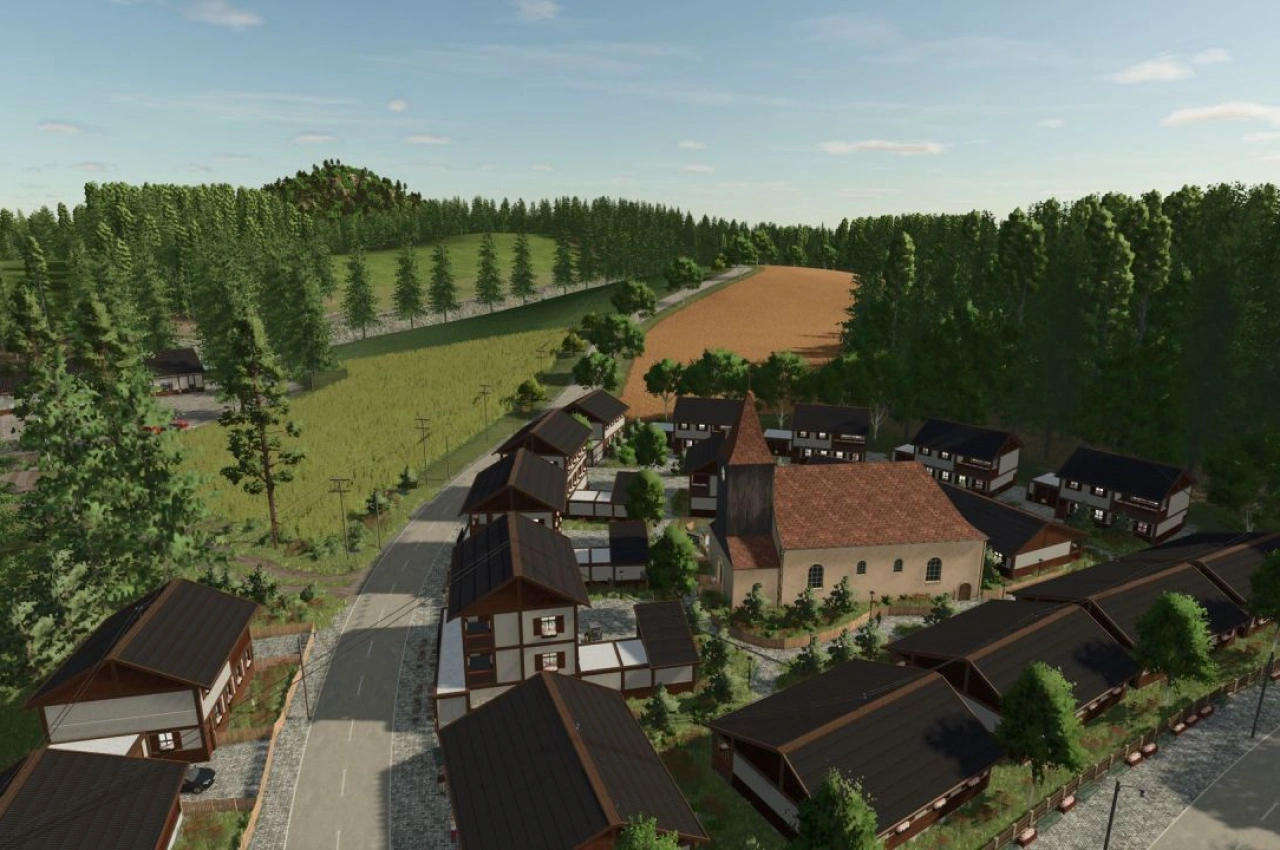 Карта Eichenbach для Farming Simulator 25