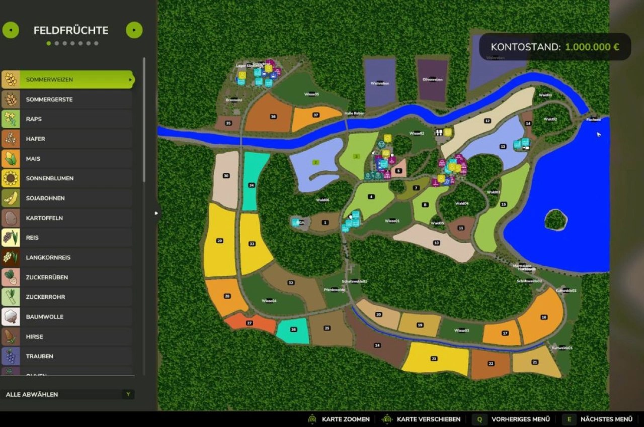 Карта Eichenbach для Farming Simulator 25